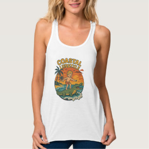 Regata Praia de Surfe Alligator Beach   Retro Gator Coast
