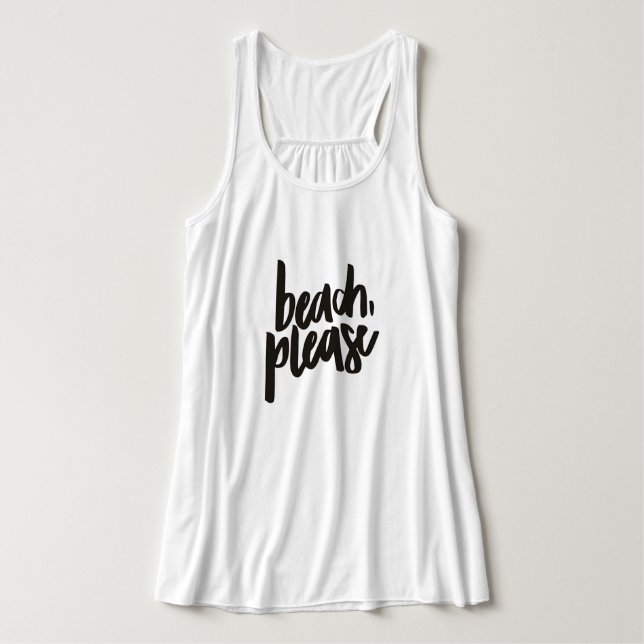Regata Praia Por Favor T-Shirt (Frente do Design)
