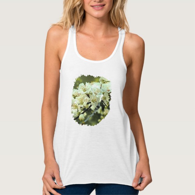 Regata Primavera Blossom - Ilustração Ornamental Verde (Frente)