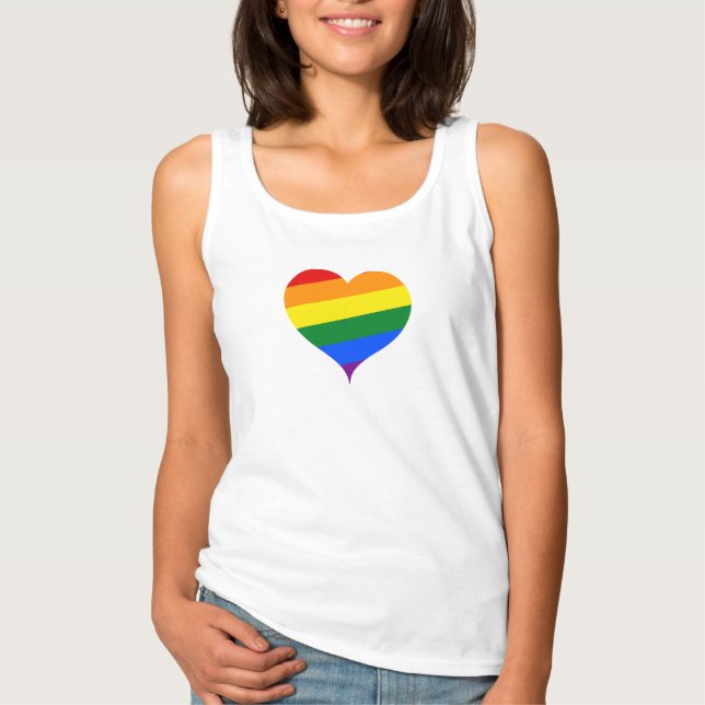 Regata Rainbow Heart Pride Tee (Frente)