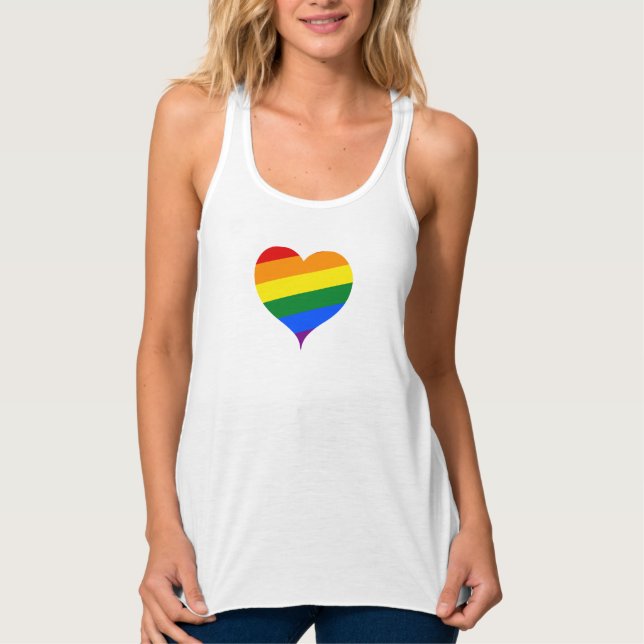 Regata Rainbow Heart Pride Tee (Frente)