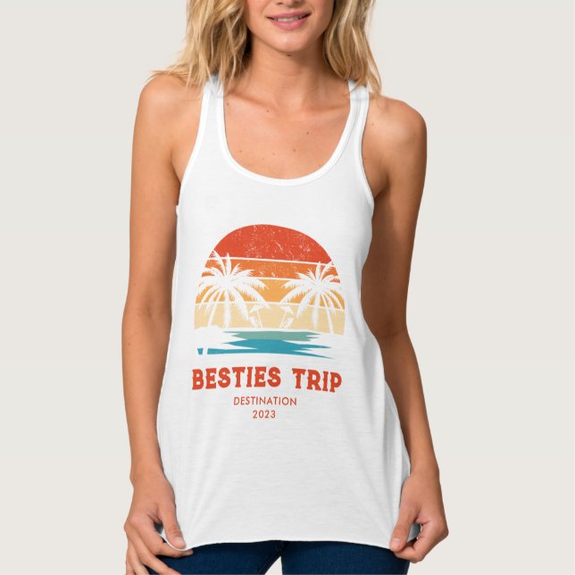 Regata Retro sunset Besties Girls trip Correspondente (Frente)