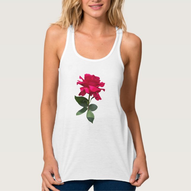 Regata Rosa vermelha superior (Frente)