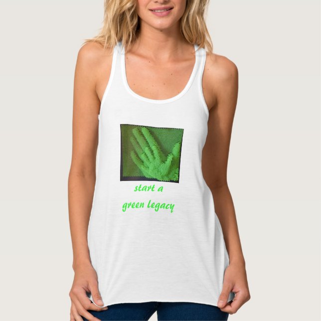 Regata Roupa de legado verde (Frente)