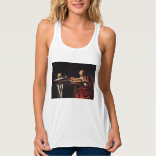 Regata Santo Jerome Escrevendo (por Caravaggio)