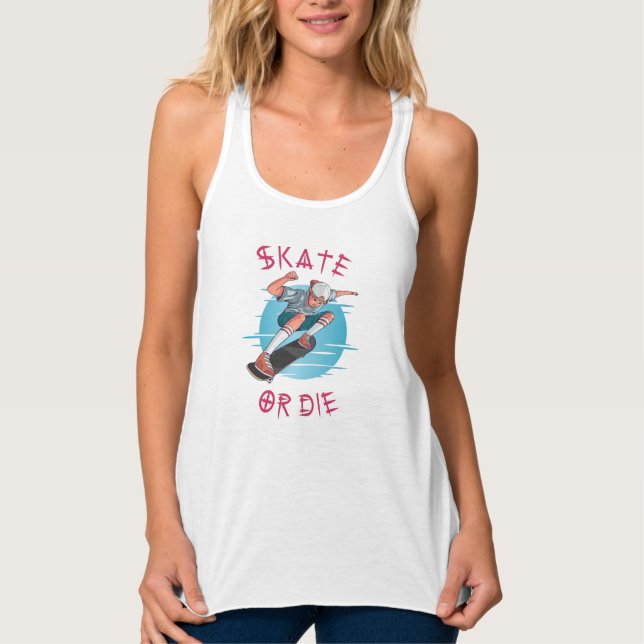 Regata Skate ou morrer Skateboarder Boy (Frente)