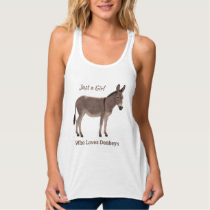 Regata Só Uma Menina Que Ama Burro Selvagem De Donkeys