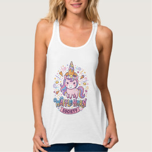 Regata Sociedade do Chifre de Waffle de Unicórnio Roupas