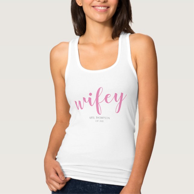 Regata Sra. personalizada Wifey (Frente)