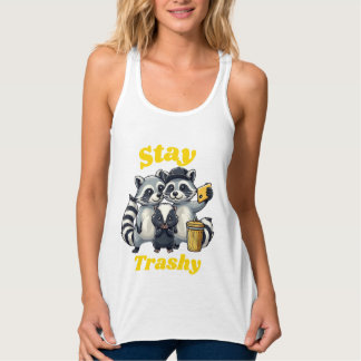 Regata Stay Trashy Funny Raccoon, Opossum, Skunk funny