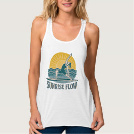 Regata SUP Sunrise Flow Paddleboard Yoga | Impressão Gráf