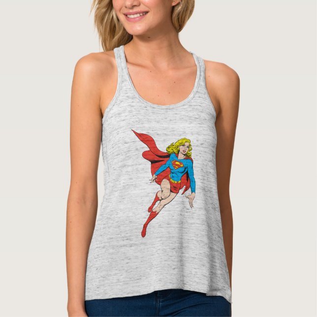Regata Supergirl em Movimento (Frente)
