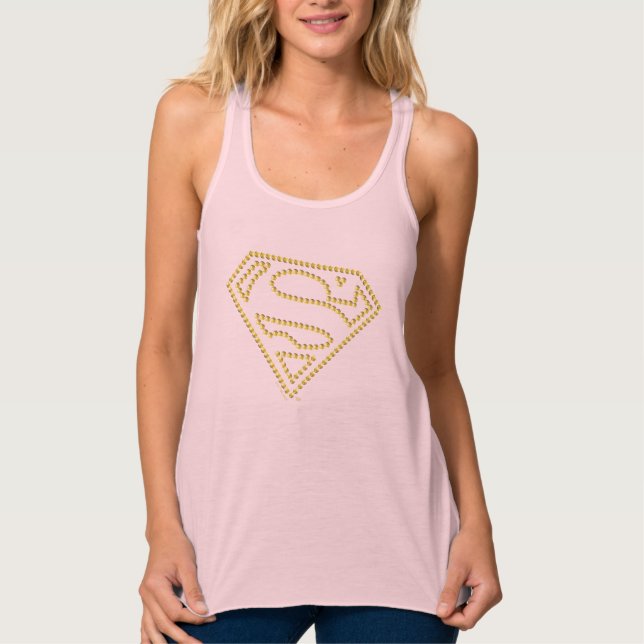 Regata Supergirl Studed S-Shield (Frente)