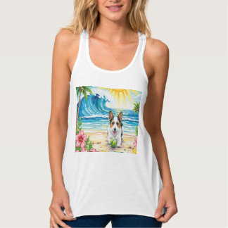 Regata Surfer Dog Tank Top: Fun in the Sun