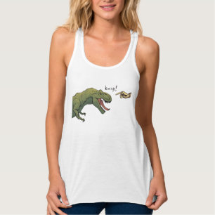 Regata T-Rex Dinossaur Boop Mulheres de Tanktop