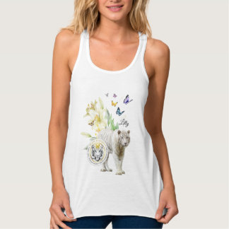 Regata T-Shirt Brave Butterfly Be the Change White Tiger
