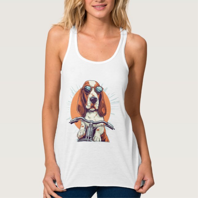 Regata T-Shirt legal de hound basset basset (Frente)