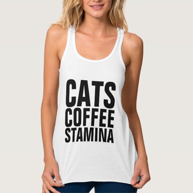 Regata T-shirts STAMINA CAT, CAFÉ DE GATO (Frente)