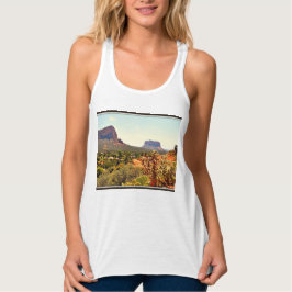 Regata Tanque básico feminino - Paisagem de Sedona