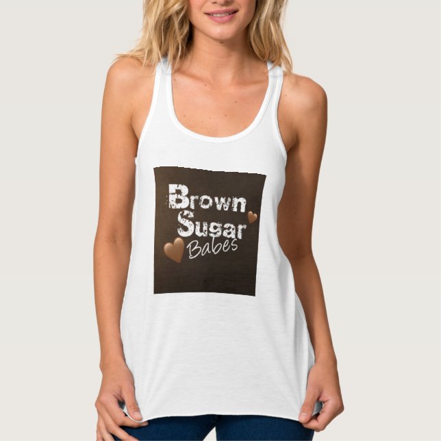 Regata Tanque de Açúcar Castanho (Frente)