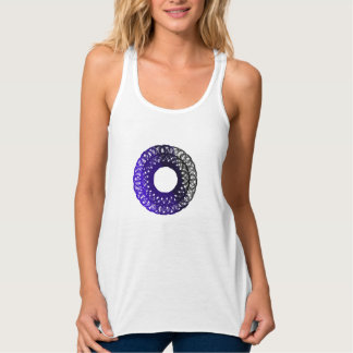 Regata Tanque preto roxo Torpam