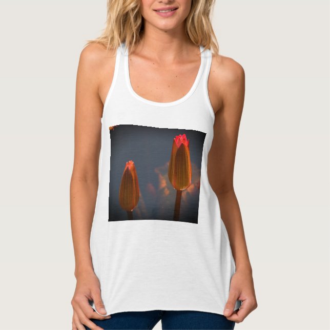 Regata Tanque Waterlily Rosa Superior (Frente)