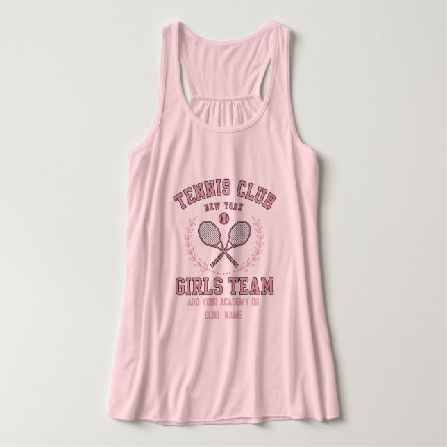 Regata Tênis de Nova Iorque Club Girls Team Design (Frente do Design)