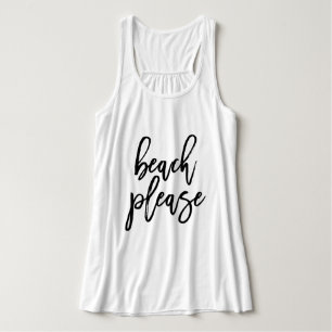 Regata Tipografia do Script Trendy "Beach Please"