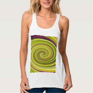 Regata Topo do Tanque de Abstrato de Beautyberry American