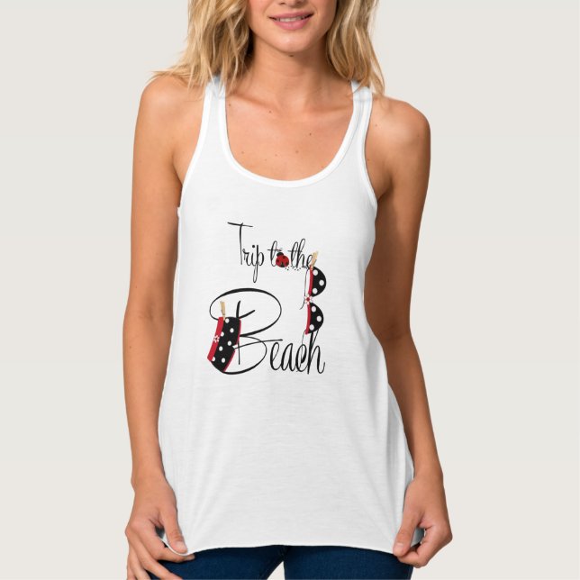 Regata Topo do Tanque de Racerback Fluido (Frente)