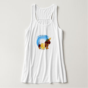 Regata Topo do Tanque de Racerback Fluido de Octoberfest