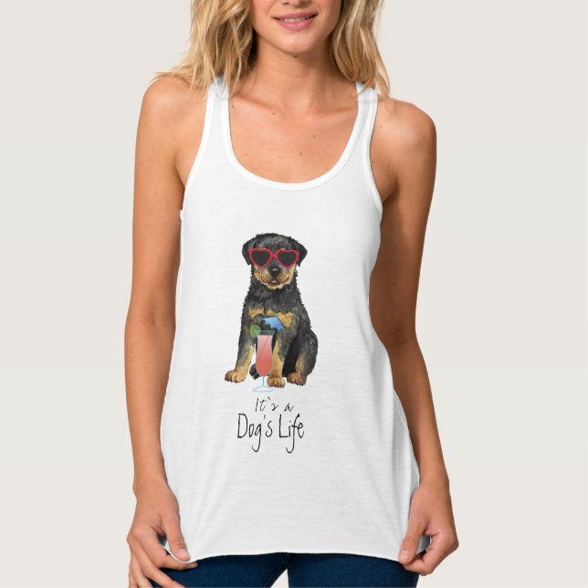 Regata Topo do Tanque Rottweiler de Verão (Frente)