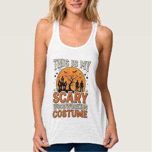 Regata Traje Assustador de Marcenaria Halloween Design Vi