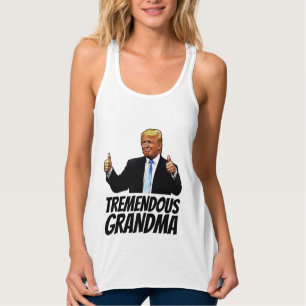 REGATA TREMENDO GRANDMA TRUMP T—CAMISAS