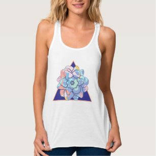 Regata Uma flor feita de manchas de tinta