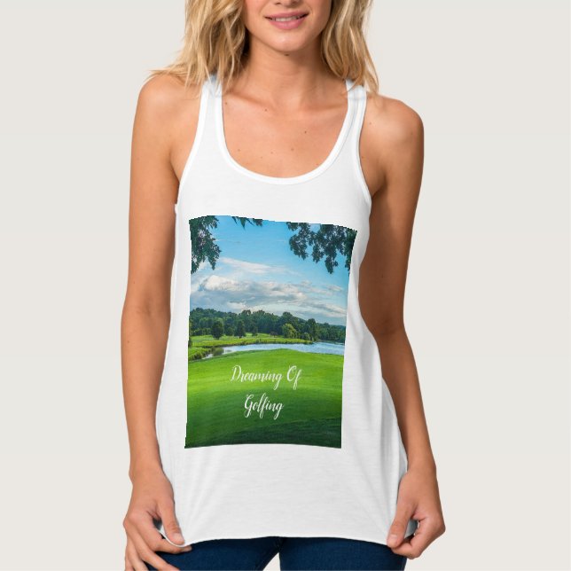 Regata Verão No Topo Do Tanque De Golfe (Frente)