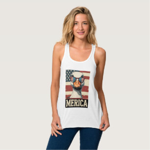 Regata Vintage Goose Merica 4º do patriótico de julho