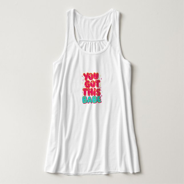 Regata "You Got This Babe" Motivational Quote (Frente do Design)