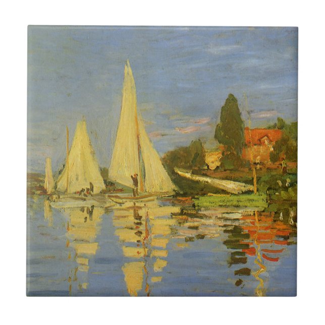 Regatta na Argentina por Claude Monet (Frente)