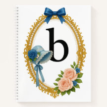 Regency Letter B Monogram Journal 