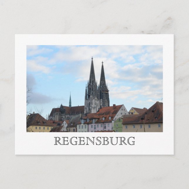 Regensburg, Alemanha — Cartão postal (Frente)
