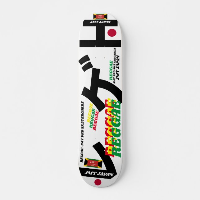 REGGAE JAPAN  JMT JAPAN 7 3/4" Deck de Skateboard (Frente)