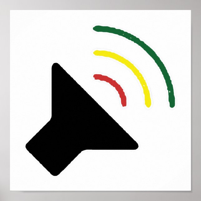 Reggae Loud Poster (Frente)