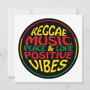 Reggae Music com afirmações e citações positivas