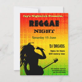 Reggae Night Convite de festas