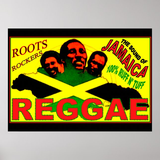REGGAE ROOTS ROCKERS Poster de 28" x 20" (Frente)