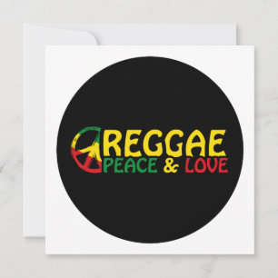 Reggage art com palavras positivas Peace and Love
