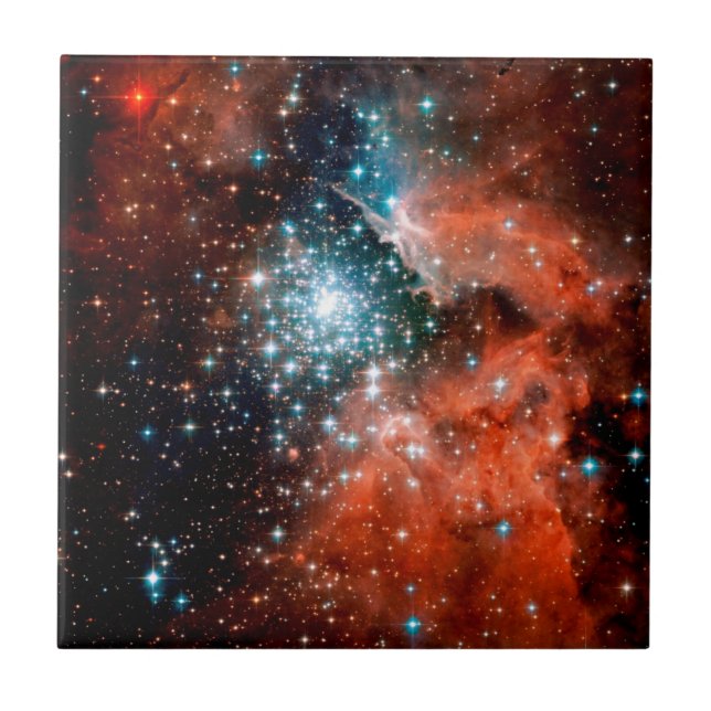 Região de Formação de Estrelas NGC 3603 - Foto do  (Frente)