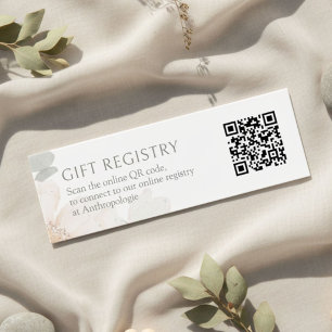 Registro de Casamento em Aquarela com QR Enclosure