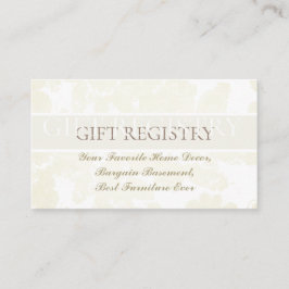 Registro de Presente de Casamento (com convite à M